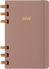 Kalendarz tygodniowy/miesięczny na spirali MOLESKINE 2026, 12M, L, twarda oprawa, 13x21cm, crush almond