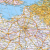 Mapa magnetyczna Europy - polityczno-drogowa