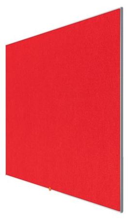 Tablica filcowa NOBO, 189x107cm, panoramiczna 85", czerwona