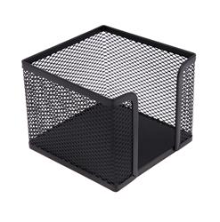 Pojemnik na karteczki MEMOBE metalowy czarny