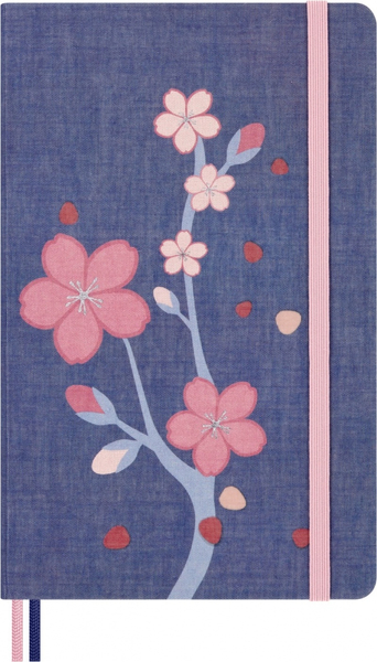 Notes MOLESKINE Sakura 2025, L, 13x21cm, gładki, edycja limitowana