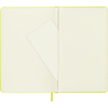 Notes MOLESKINE Classic L (13x21cm), gładki, twarda oprawa, 240 stron, lemon green