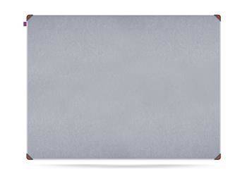 Tablica filcowa MemoBe Idea, powierzchnia popielata, rama aluminiowa EDGE, 120x90 cm