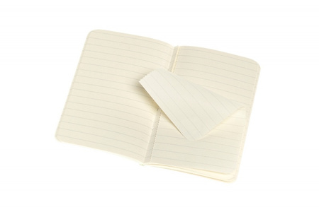 Zestaw 2 zeszytów MOLESKINE Volant, XS, 6,5x10,5cm, w linie, 56 stron, blue/amber yellow