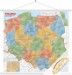 Mapa ścienna Polski administracyjna 1:350 tys. 205x190 cm
