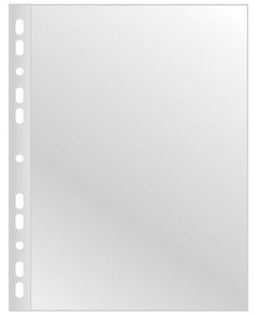 Koszulki na dokumenty OFFICE PRODUCTS, PP, A4, krystal, 55mikr., 100szt., w pudełku