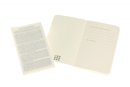 Zestaw 2 zeszytów MOLESKINE Volant, XS, 6,5x10,5cm, gładki, 56 stron, blue/amber yellow