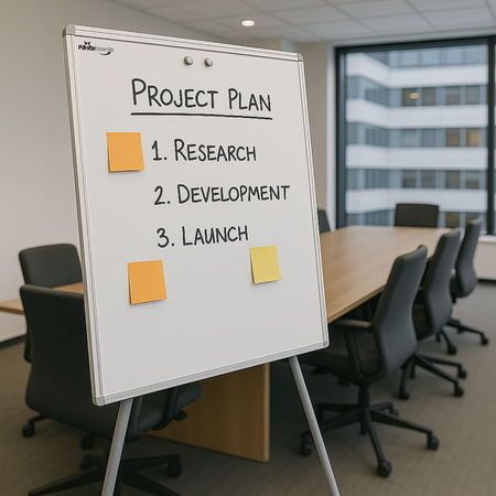 Flipchart Magnetyczny Suchościeralny Na Trójnogu FT1 Basic + Akcesoria