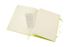 Notes MOLESKINE Classic, XL, 19x25cm, gładki, twarda oprawa, 192 strony, lemon green