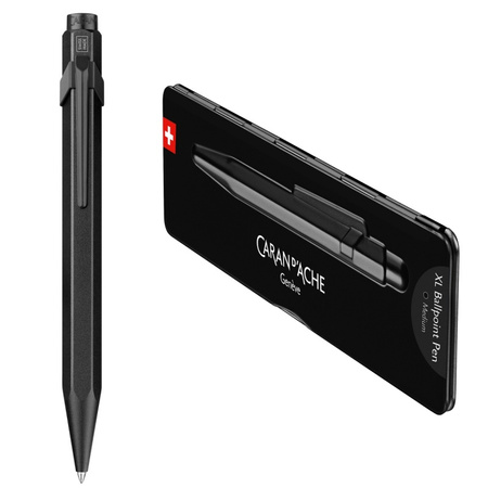 Długopis CARAN D'ACHE 849 XL, Black Code, czarny