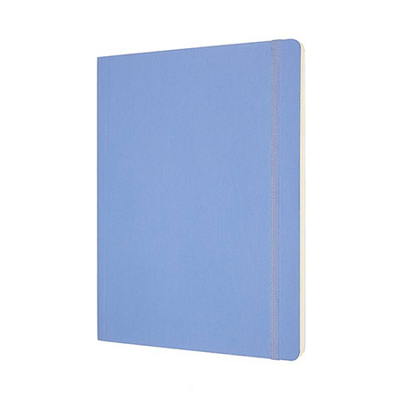 Notes MOLESKINE Classic XL (19x25 cm), gładki, miękka oprawa, hydrangea blue, 192 strony, niebieski