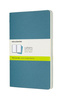 Zestaw 3 zeszytów MOLESKINE Cahier Journals, L, 13x21cm, gładki, 80 stron, brisk blue