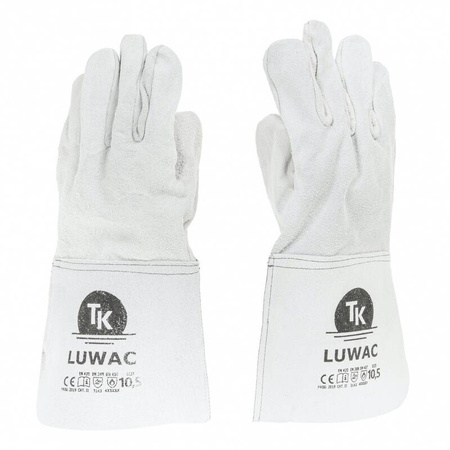 Rękawice TK LUWAC, spawalnicze, rozm. 10,5, białe