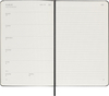 Kalendarz tygodniowy MOLESKINE Smart 2026, 12M, L, twarda oprawa, 13x21cm, czarny
