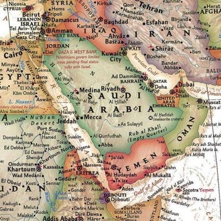 Mapa magnetyczna Świata - polityczna; ekskluzywna National Geographic