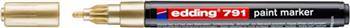 Marker olejowy e-791 EDDING, 1-2mm, złoty