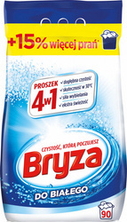 Proszek do prania BRYZA, 4w1 biały 5,85 kg, 90 prań
