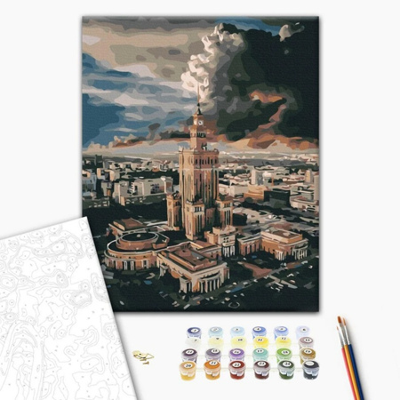 Malowanie po numerach BRUSHME, 40x50 cm, centrum Warszawy, 1 szt., w pudełku