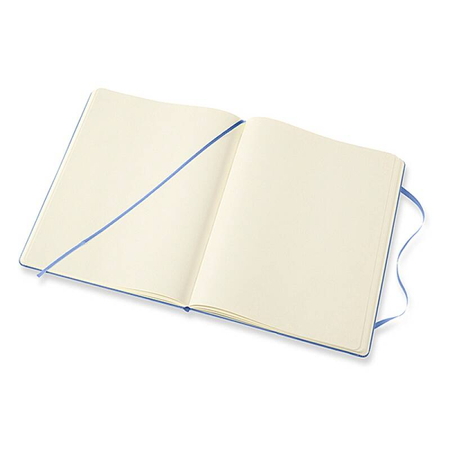 Notes MOLESKINE Classic XL (19x25 cm), gładki, twarda oprawa, hydrangea blue, 192 strony, niebieski