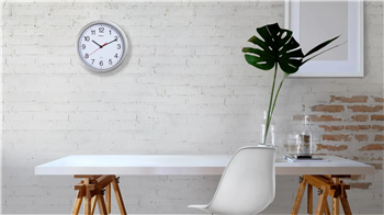 ZEGAR ŚCIENNY MAULrun 25RC SREBRNY