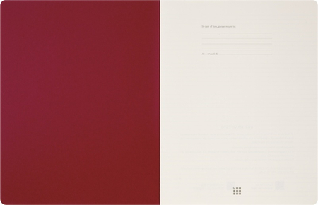 Zeszyt MOLESKINE Student Cahier, XXL, w linie, 21,6x27,9cm, czerwony