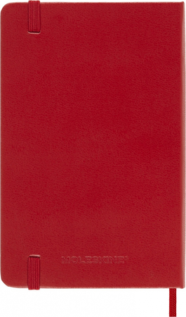 Kalendarz dzienny MOLESKINE 2026, 12M, P, twarda oprawa, 9x14cm, scarlet red