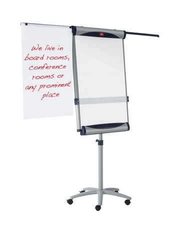 Flipchart mobilny Nobo Classic (Piranha), 70x100cm, tablica suchoś. -magn., z wyciąganymi ramionami