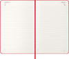 Kalendarz dzienny MOLESKINE 2026, 12M, L, twarda oprawa, 13x21cm, scarlet red