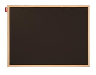 Tablica kredowa MEMOBE czarna, rama drewniana, 40x30 cm