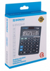 Kalkulator biurowy DONAU TECH, 12-cyfr. wyświetlacz, wym. 140x122x30 mm, czarny