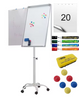 Flipchart Mobilny Basic Bee-Board Magnetyczny - Suchościeralny