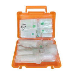 Apteczka samochodowa DONAU SAFETY, plastikowa, BD DIN, pomarańczowa