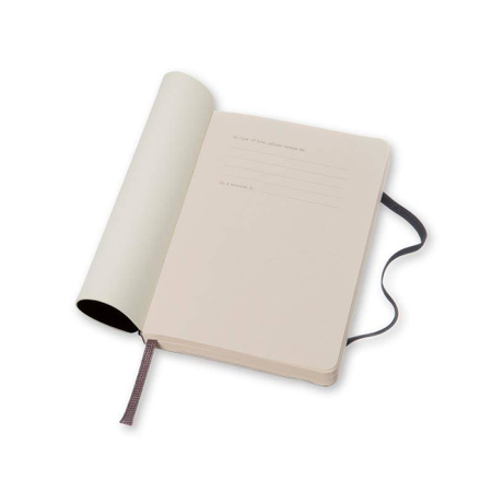 Notes MOLESKINE Classic P (9x14cm) w kropki, miękka oprawa, 192 strony, czarny