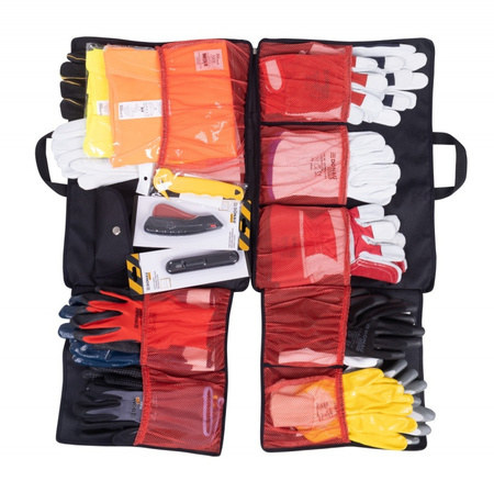 Prezenter sprzedaży DONAU SAFETY, z wyposażeniem, czarny