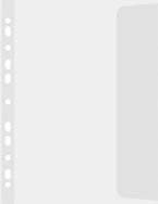 Koszulki z klapką DONAU, PP, B4, groszkowe, 100mikr., 10szt.