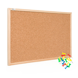 Tablica Korkowa w Ramie Drewnianej 80x60 cm