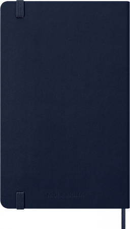 Kalendarz tygodniowy MOLESKINE 2026, 12M, L, twarda oprawa, 13x21cm, sapphire blue