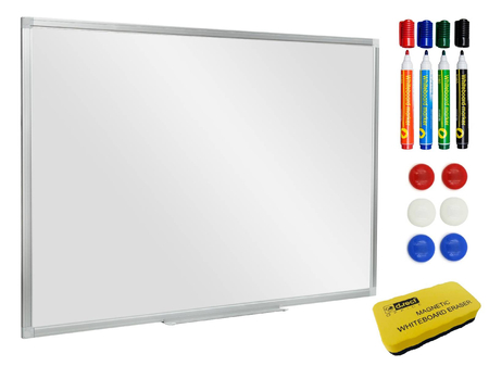 Tablica PandaBoards WA1 60x40 cm - biała suchościeralna magnetyczna w ramie aluminiowej