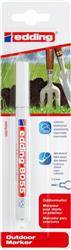 Marker odporny na warunki atmosferyczne e-8055 EDDING, 1-2 mm, blister, biały
