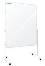 Aluminiowy mobilny stojak (cztery kółka z blokadą) plexi 5mm