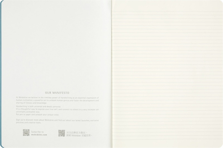 Zeszyt MOLESKINE Peanuts Linus Single Cahier, XL, 19x25cm, w linie, edycja limitowana