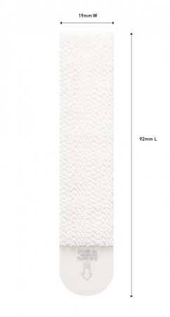 Rzepy COMMAND™ (17206), do wieszania obrazów, duże, 8 szt. białe