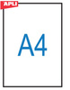 Folia do rzutników APLI, A4, kopiarka, bezbarwna 100ark.