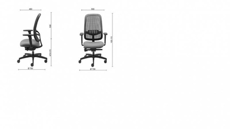 Fotel biurowy OFFICE PRODUCTS Skiatos, czarny, 23023651-05