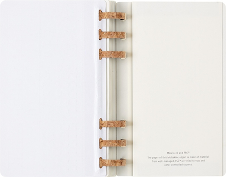 Kalendarz tygodniowy/miesięczny na spirali MOLESKINE 2026, 12M, L, miękka oprawa, 13x21cm, czarny