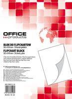 Blok do flipchartów OFFICE PRODUCTS, gładki, 58,5x81cm, 50 kart., biały