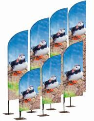 Beachflag Alu WindForm 310cm Gesamthöhe