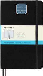 Notes MOLESKINE Classic L (13x21cm) w kropki, twarda oprawa, 400 stron, czarny