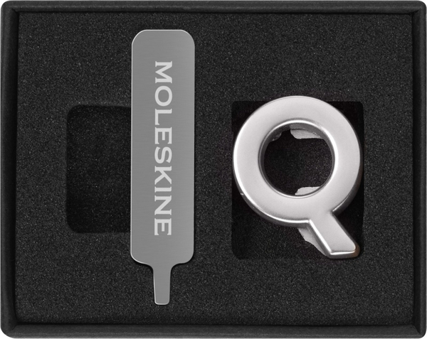 Przypinka MOLESKINE Q, srebrna