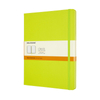 Notes MOLESKINE Classic XL (19x25cm), w linie, twarda oprawa, 192 strony, lemon green